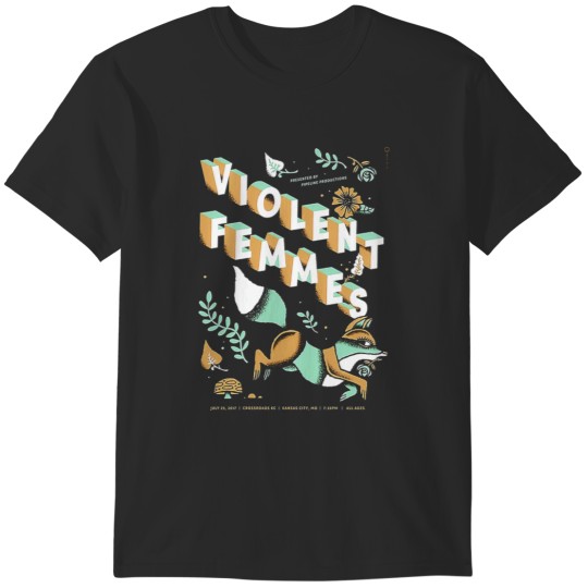 Discover Violent Femmes Vibrant Versatility T-Shirts
