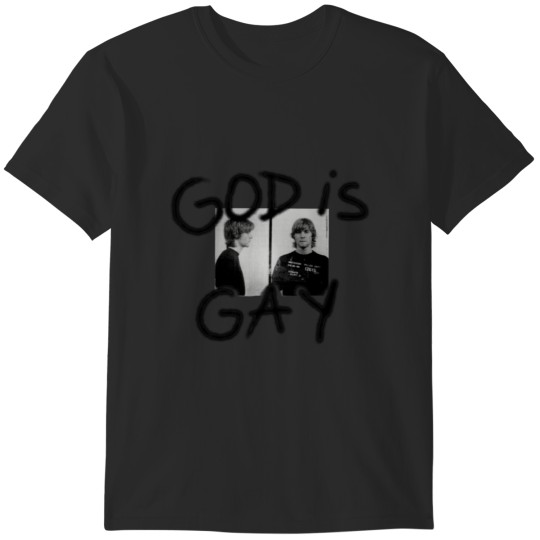 Discover God Is Gay Kurt Cobain Sticker T-Shirts