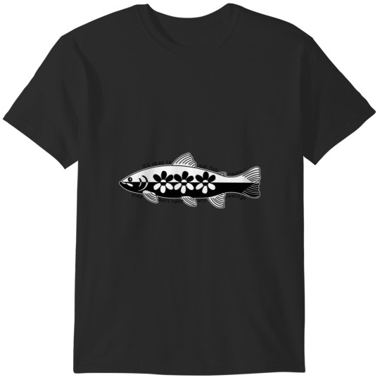 Discover It's okay to eat fish Nisrvana Lyrics Sticker T-Shirts