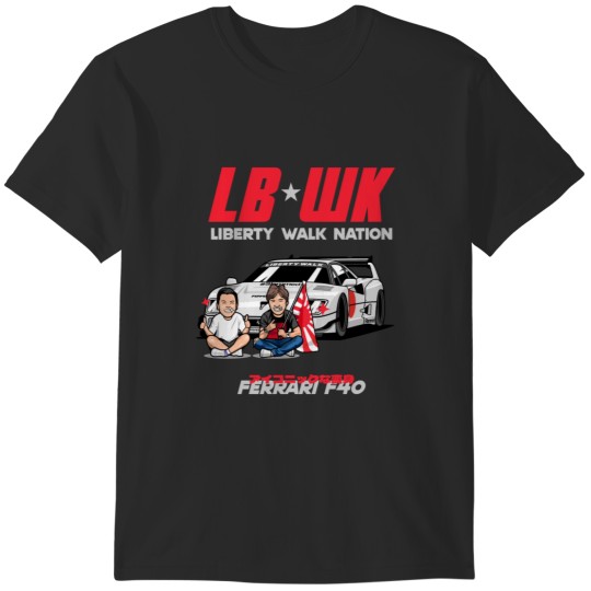 Discover Liberty Walk FerrararF40 T-Shirts