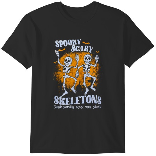 Discover spooky scary skeletons send shivers down your spine T-Shirts