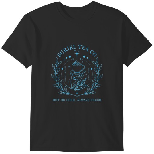Discover Suriel's Tea Company ACOTAR Book Lover V2BK4 Cl T-Shirt