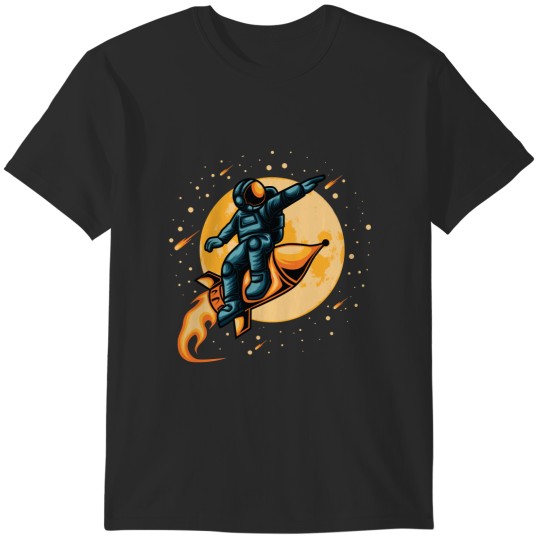 Discover Astronaut Monitor Space E 2 T-Shirts