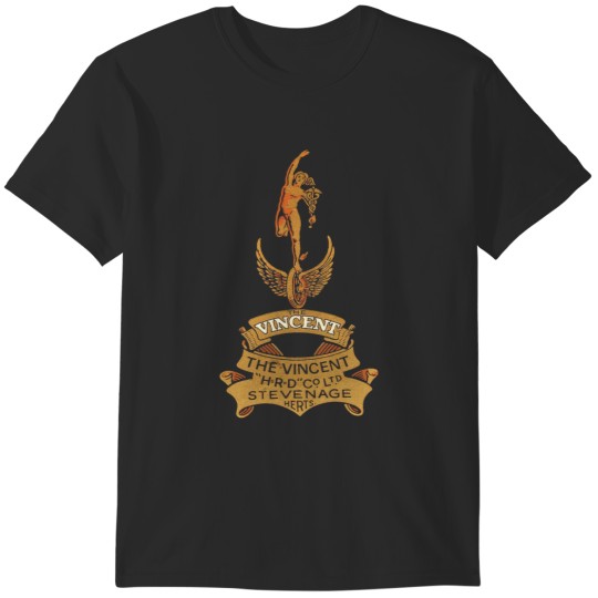 Discover Vincent Motorcycle Logo T-Shirts