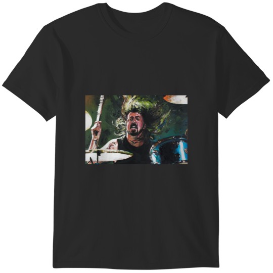 Discover D Grohl drums painting T-Shirts