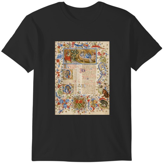 Discover Medieval illuminated manuscript. medieval miniature T-Shirts