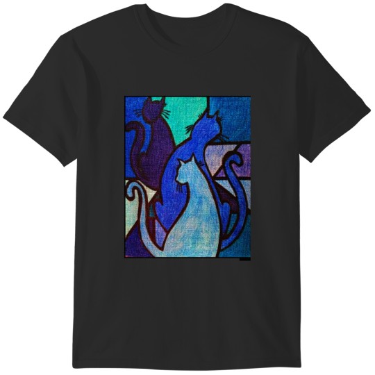 Discover Three Blue Cats T-Shirts