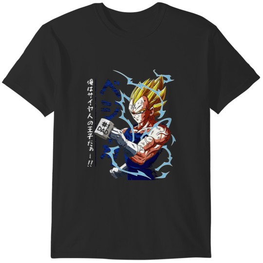 Discover Vintage Vegeta Dad Number 1Vintage Vegeta Dad Number 1 T-Shirts