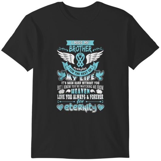 Discover Brother Is My Guardian Angel Missing Memorial Da T-Shirts