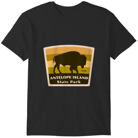 Discover antelope island state park utah bison herd souvenir T-Shirts