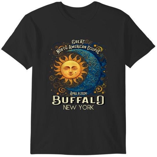 Discover Buffalo New York 2024 Total Solar Eclipse April 8 Souvenir Gifts  T-Shirts