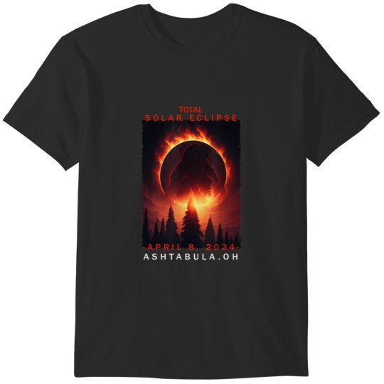 Discover ashtabula ohio total solar eclipse 2024 T-Shirts