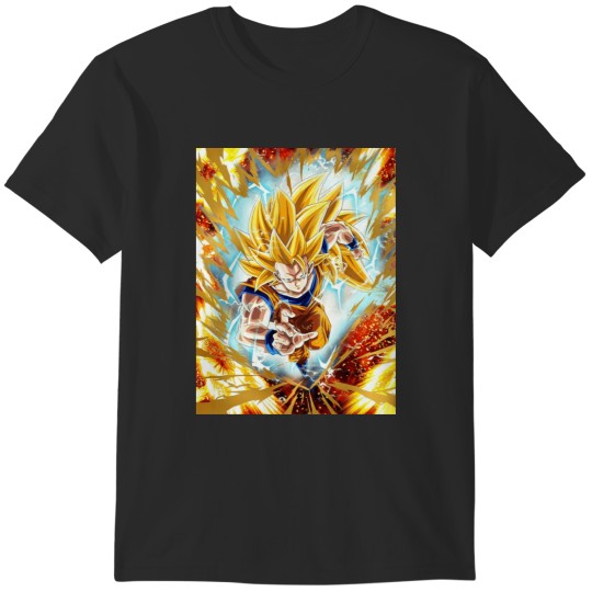 Discover goku super saiyan 3 T-Shirts