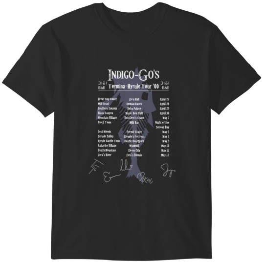 Discover The Indigo-Go's Tour - Signed! T-Shirts