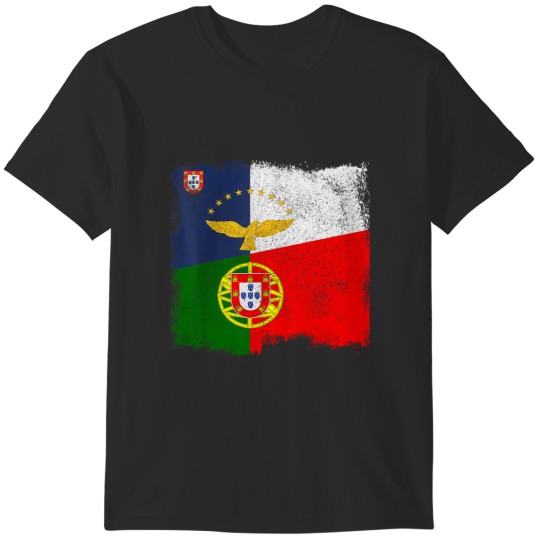 Discover azores portugal portuguese flag vintage souvenir T-Shirts