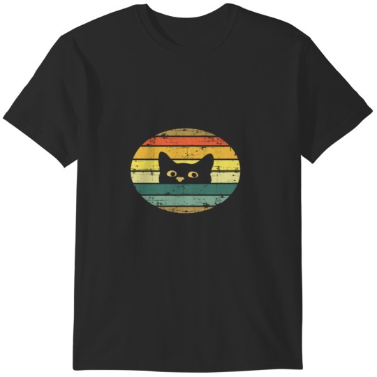 Discover Cat T-shirts - Black - XS - adult - unisex, Cat T-shirts - Black - XS - adult - unisex