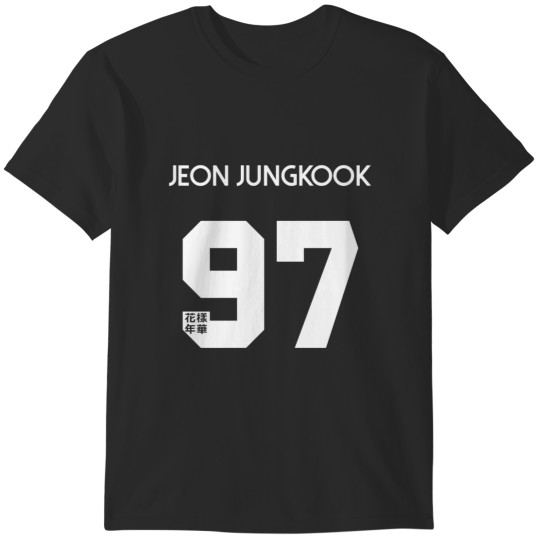 Discover Jeon Jungkook - Real Name  Member Jersey HYYH Relaxed Fit T-Shirts
