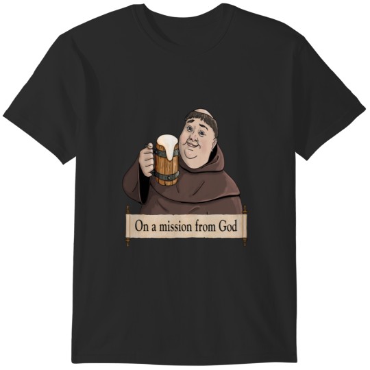 Discover Friar Tuck on a Mission fromod to Brew Beer T-Shirts