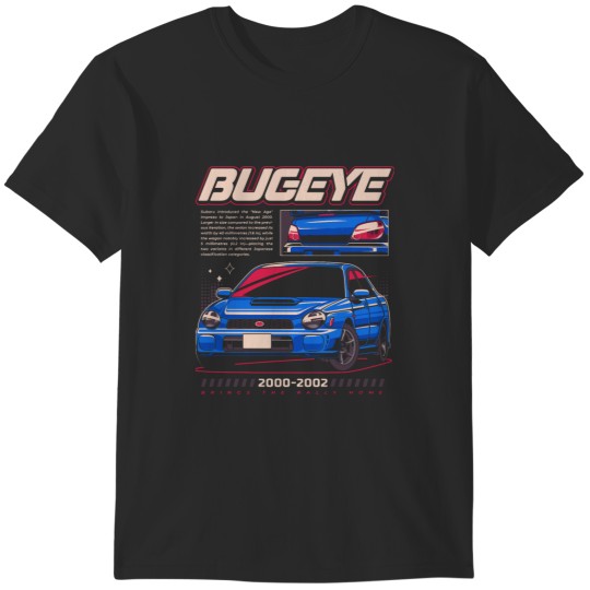 Discover Subaaru WRX Bugeye Drawing T-Shirts
