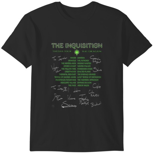 Discover Inquisition Concert Tour T-Shirts