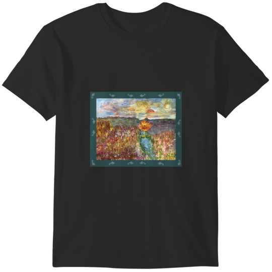 Discover Sunset at the Kaas plateau T-Shirts