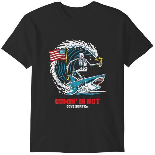 Discover comin' in hot cove surf co T-Shirts
