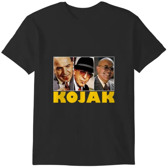 Discover Kojak -  Lollipop - Telly Savalas - 70s Cop Show T-Shirts