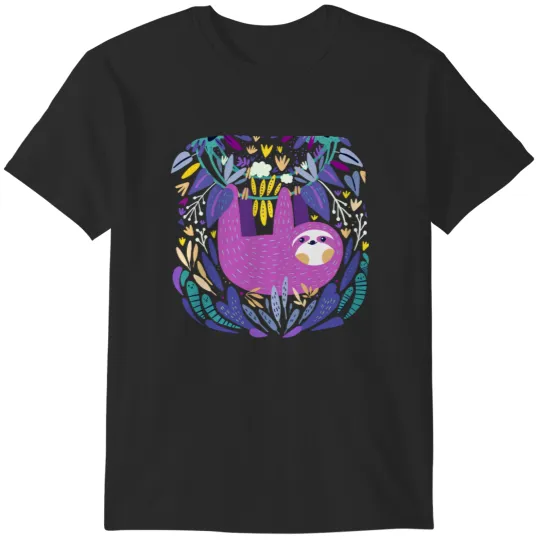 Discover Purple Sloth T-Shirts