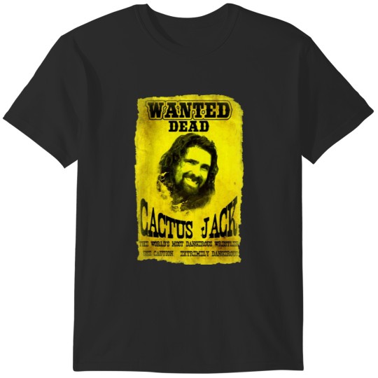 Discover CACTUSJACK WANTED ICON T-Shirts