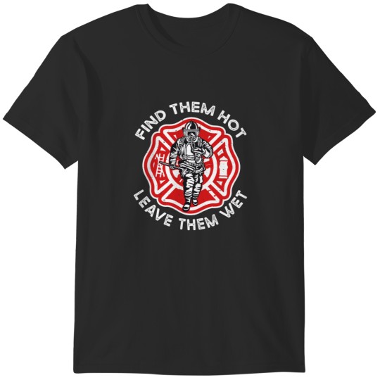 Discover find them hot leave them wet funny firefighter Sticker A cat with tater tots on its head and paws. Sticker T-Shirts