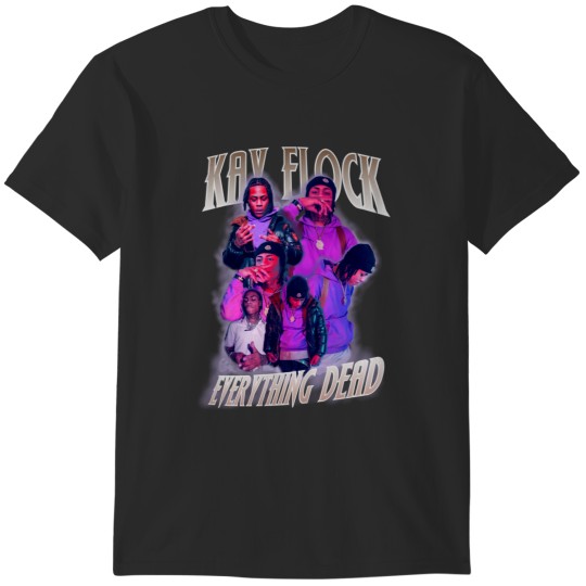 Discover Kay flock Rap Purple Bootleg Design T-Shirts