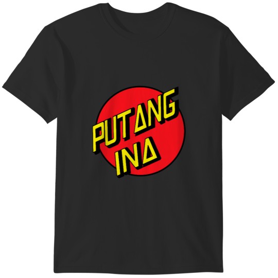 Discover PUTANGINA CIRCULAR LOGO POCKET DESIGN T-Shirts