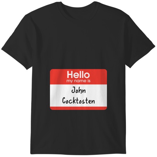 Discover Hello my name is John Cocktosten - Fletch T-Shirts