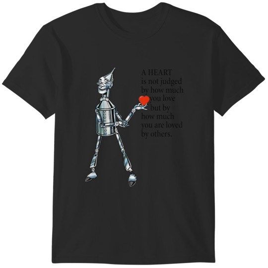 Discover Tin Man Tin Man Heart Wisdom Cute Wizard Of Oz Pillow T-Shirts