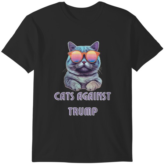 Discover Funny Cats Anti-Trump - Cats Against Trump T-Shirts