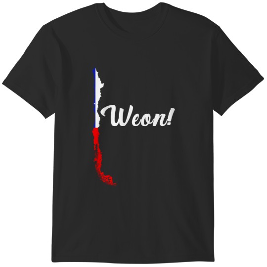 Discover chile flag pride chilean funny camiseta chilena weon T-Shirts