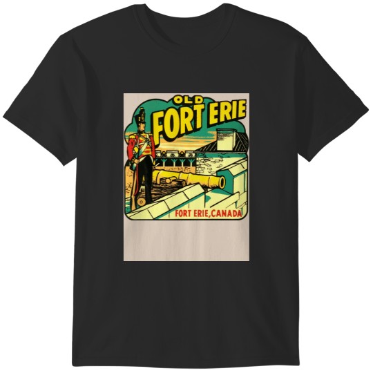 Discover Old Fort Erie Ontario Vintage Travel Decal T-Shirts