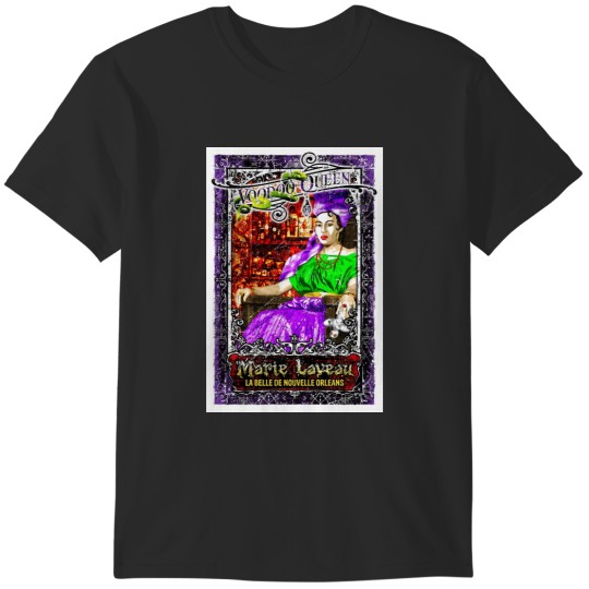 Discover New Orleans Voodoo Queen Marie Laveau T-Shirts
