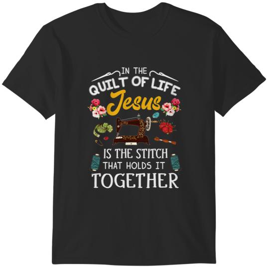 Discover We Love Sewing and Quilting And Jesus T-Shirts