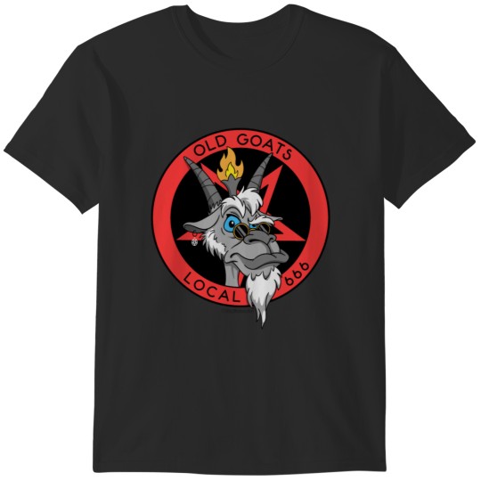 Discover Old Goats Local 666 Sticker T-Shirts