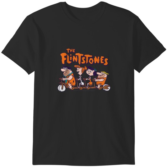 Discover The Flintstones Group Shot Bike Ride 6589 T-Shirts
