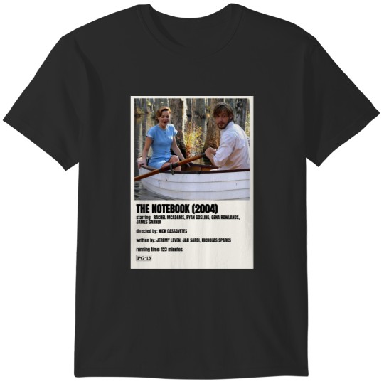 Discover The Notebook Movie T-Shirts