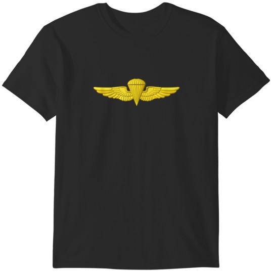 Discover Naval Parachutist Jump Wings Airborne Navy Badge T-Shirts