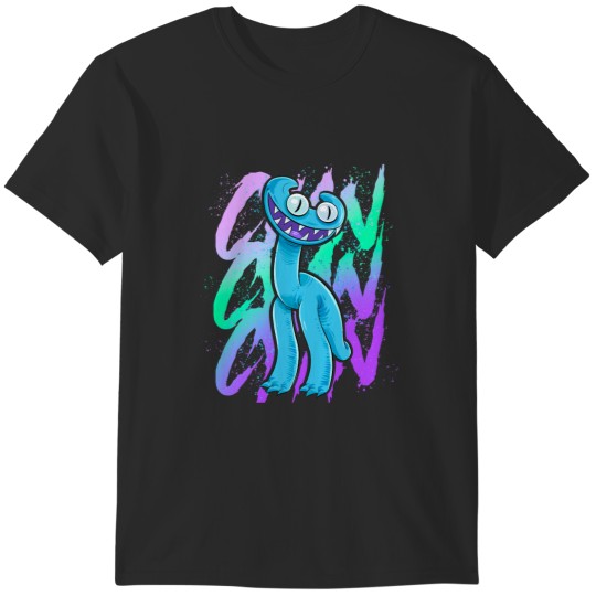 Discover RAINBOW FRIENDS cyan T-Shirts