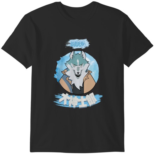 Discover BRAND NEW ANIMAL BNA SHIROU OGAMI WOLF T-Shirts