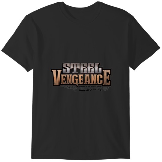 Discover Steel Vengeance Logo T-Shirts