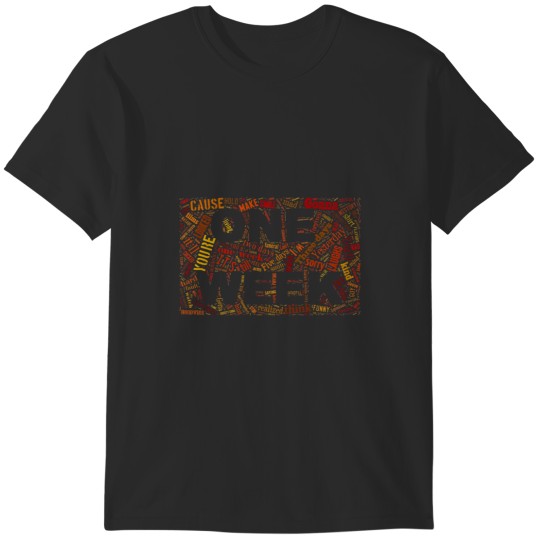 Discover Barenaked LadiesOne WeekWord Cloud (1) T-Shirts