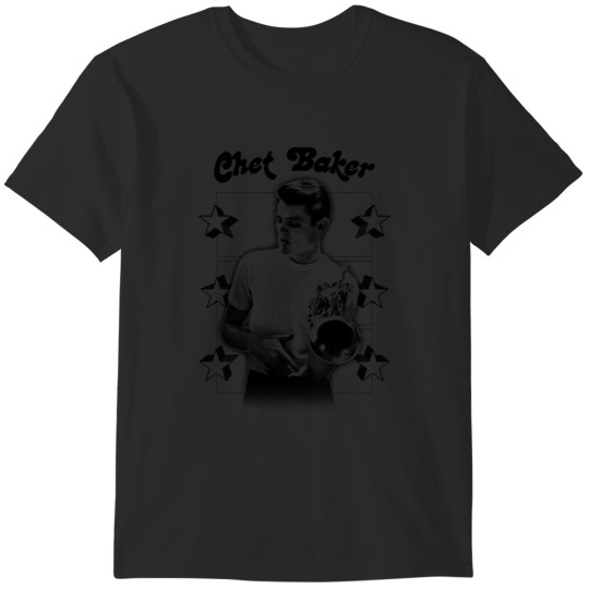 Discover Chet Baker  Jazz Music Fan Design T-Shirts