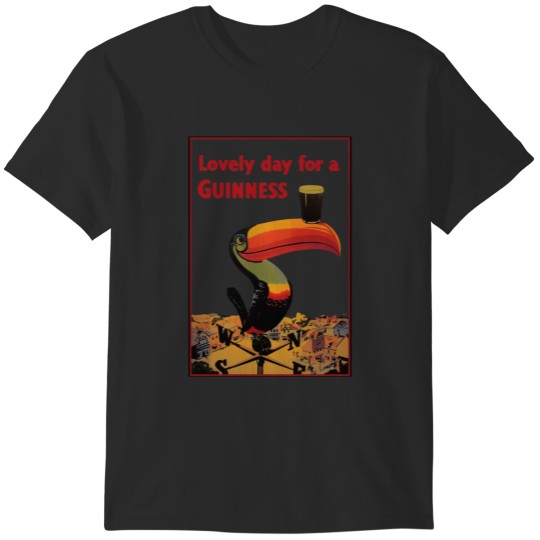 Discover Lovely Day for A Guinness Letter T-Shirts
