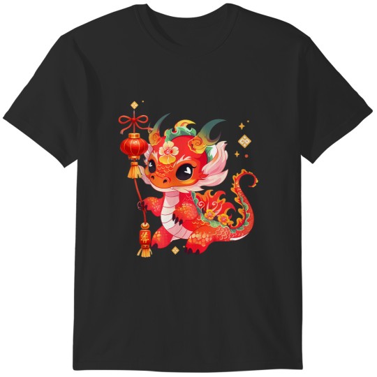 Discover chinese new year 2024 year of the dragon lunar celebrations t T-Shirts
